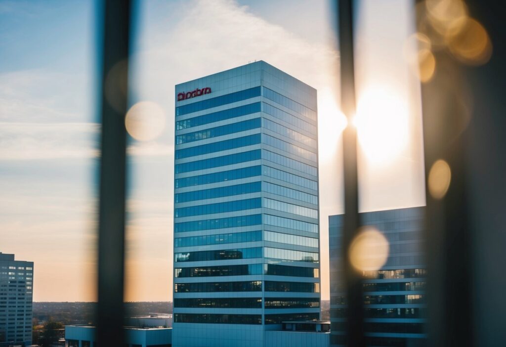 A modern office building